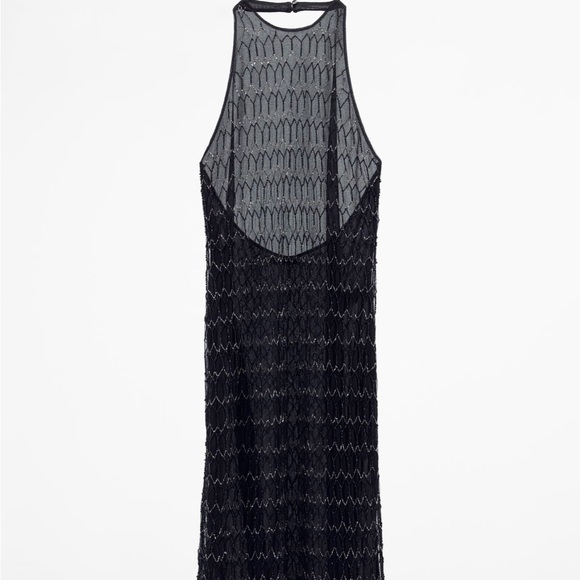 Zara Black Embroidered and Beaded
Fringe Midi Dress
$70 Size: S
Zara
NWT - Picture 4 of 5